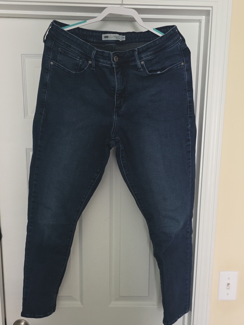 Classic Dark Blue Women's Stretch Jeans